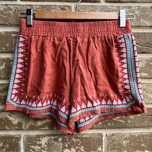 Cali 1850 Los Angeles Embroidery Shorts, XS